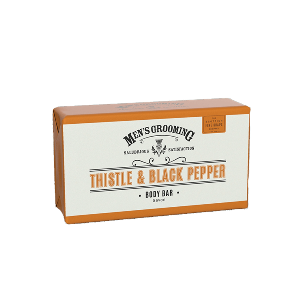 The Scottish Fine Soaps Co. Thistle & Black Pepper Body Bar 220g